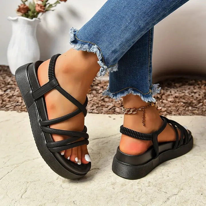 Damen Sandalen mit flacher Sohle – Stilvolle und langlebige Sommerschuhe