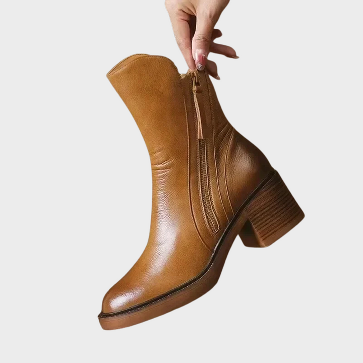 Babette – Elegante Stiefeletten mit Reißverschluss