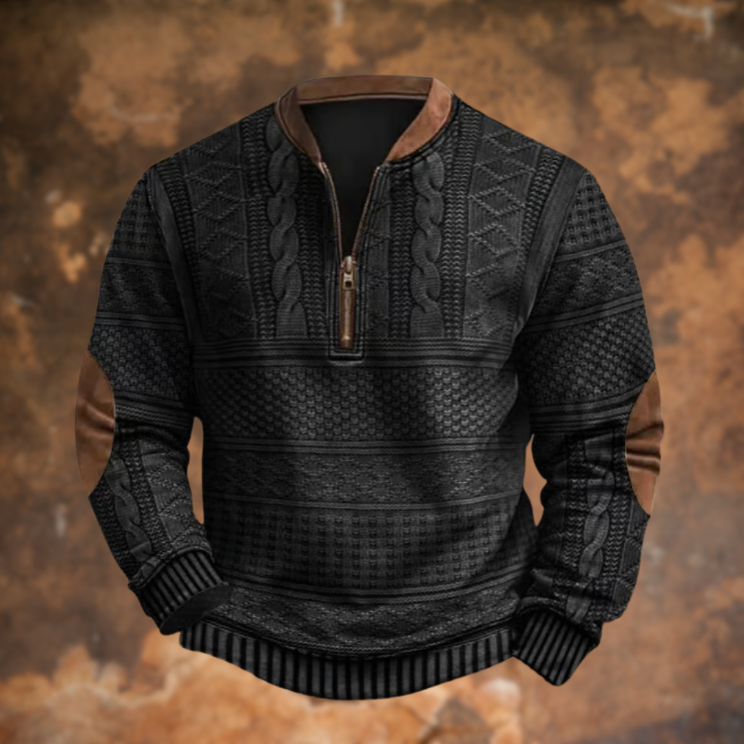 Louis | Pullover mit Reißverschluss-Detail