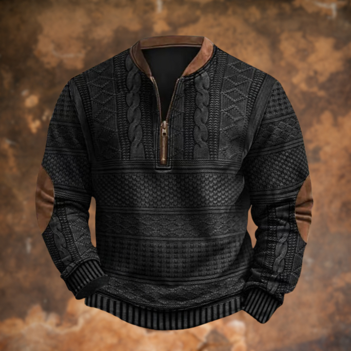 Louis | Pullover mit Reißverschluss-Detail