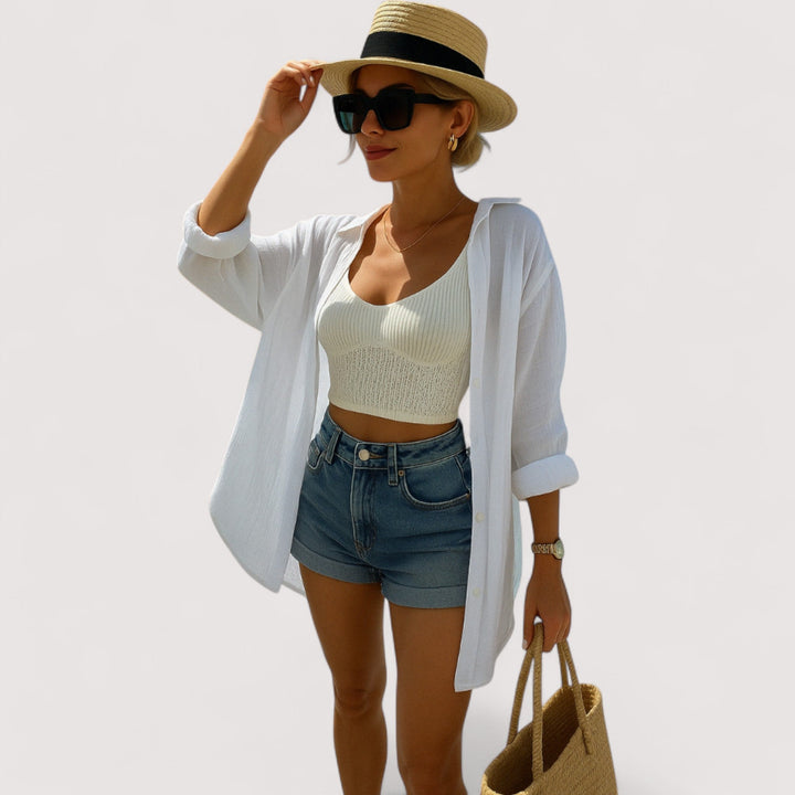 Tara™ | Legeres Ibiza-Style Hemd