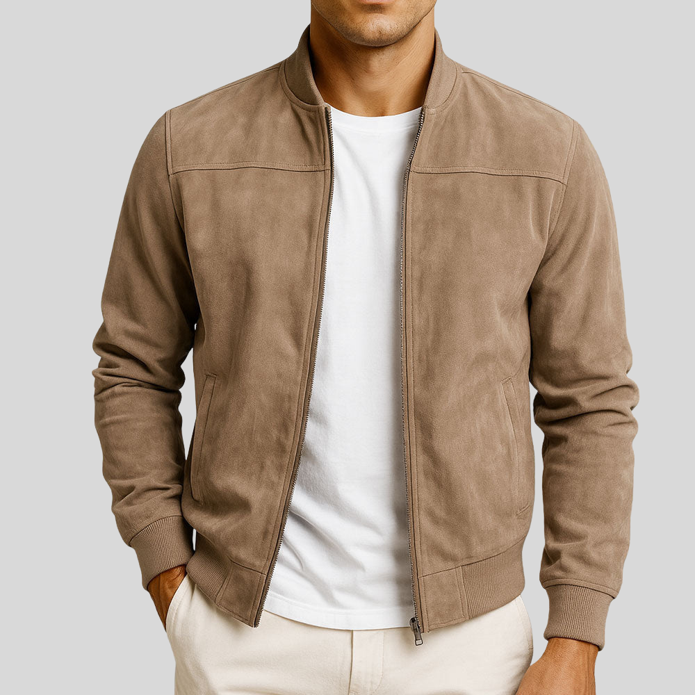 Herren Bomberjacke | Stehkragen, Reissverschluss, Gerippte Bündchen & Moderner Casual-Stil