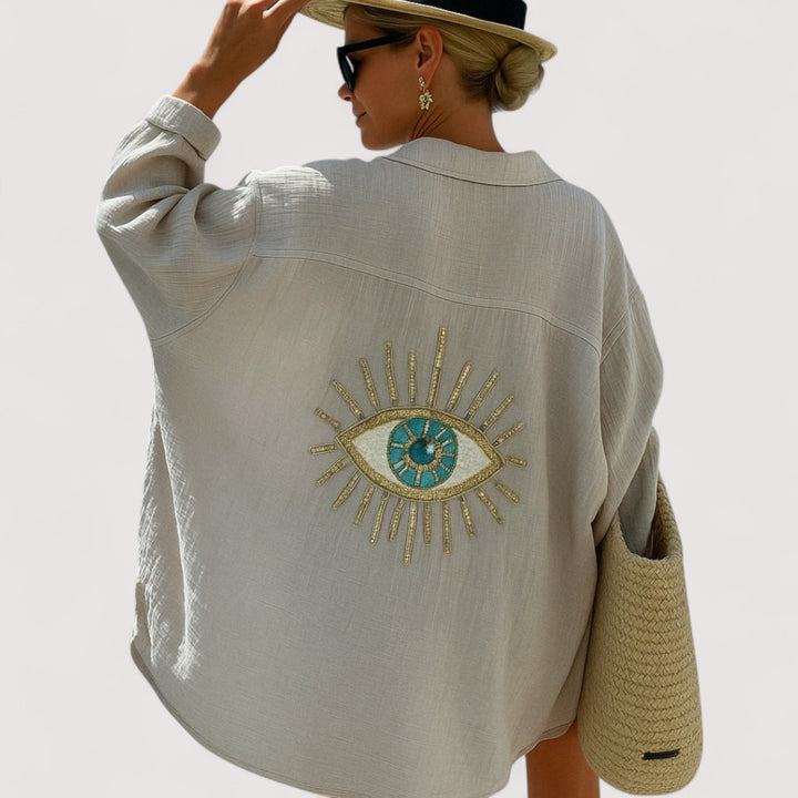 Tara™ | Legeres Ibiza-Style Hemd