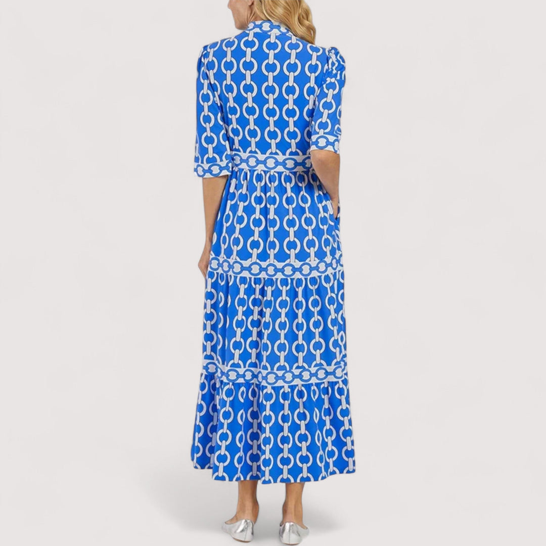 Chiara™ | Midikleid mit Kettenmuster