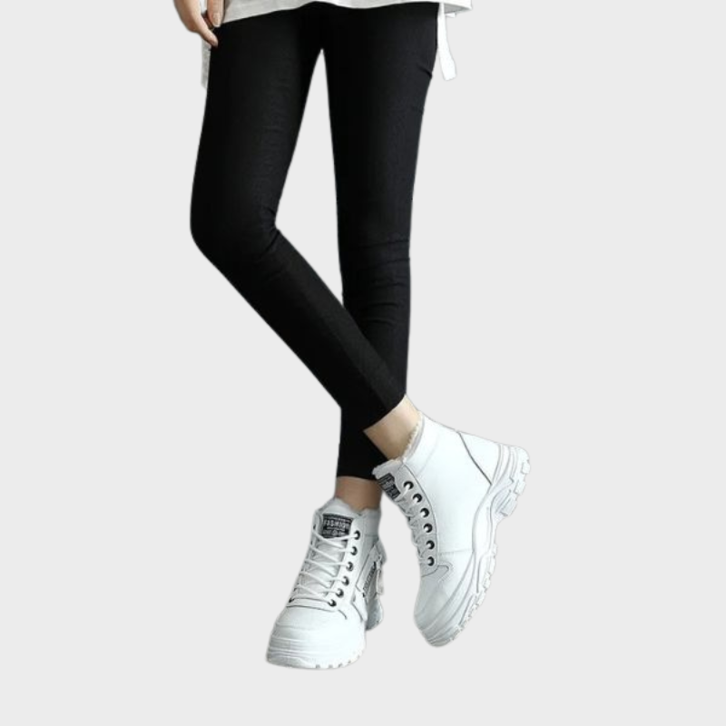 Xena – Chunky High-Top-Stiefel mit Reißverschluss