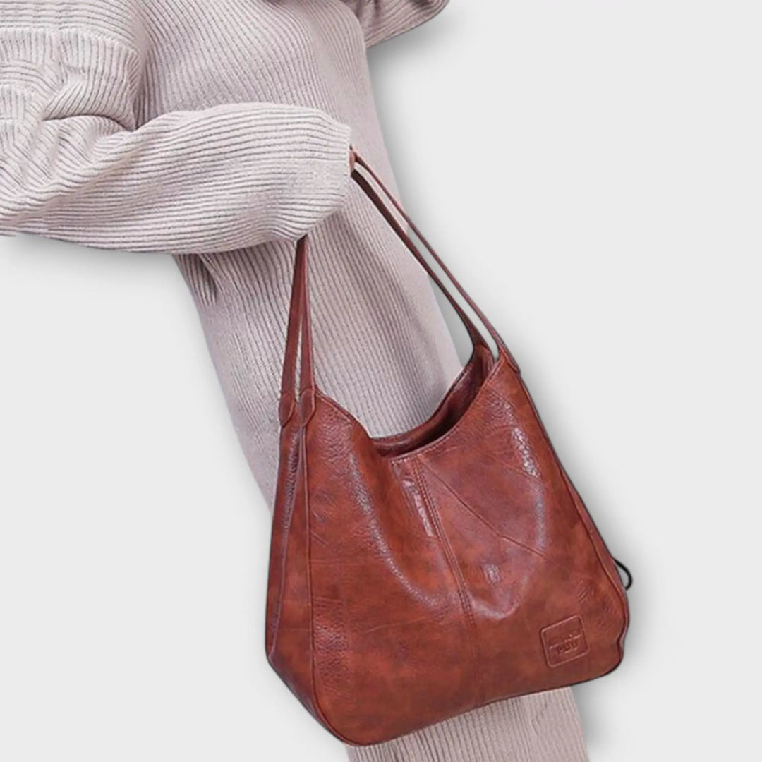 Nora. - Vintage Leder Tasche Nora Zurich