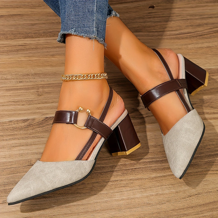Emma | Damen High Heels – 10 cm, Leder & Elegant