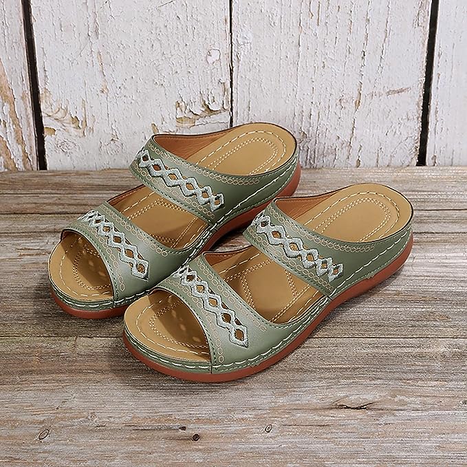 Damen Keilabsatz-Sandalen – Hoher Keil, Bequem & Sommerlich Stilvoll