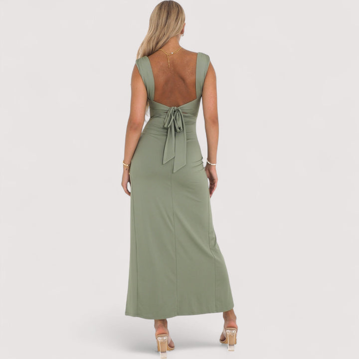 Giorgia™ | Tailliertes Maxikleid