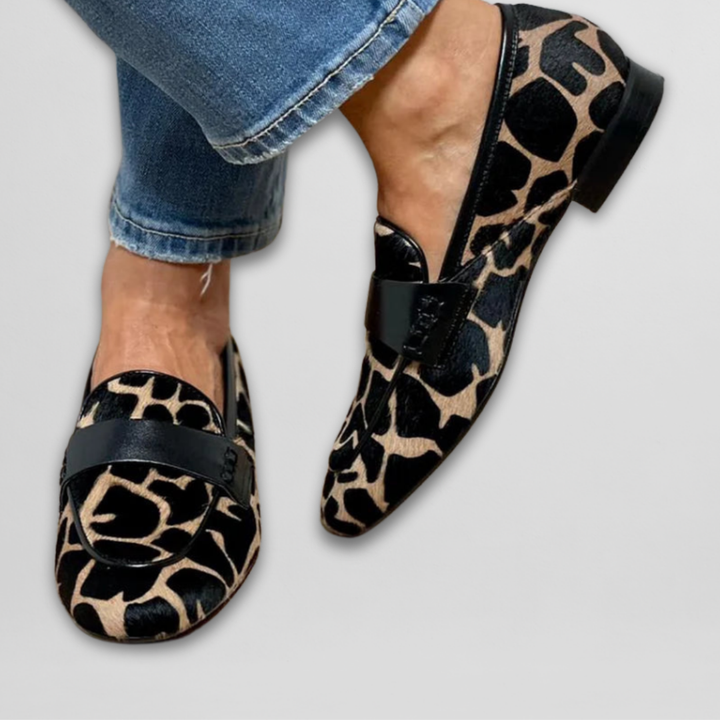 Linda | Loafer mit Tiermuster