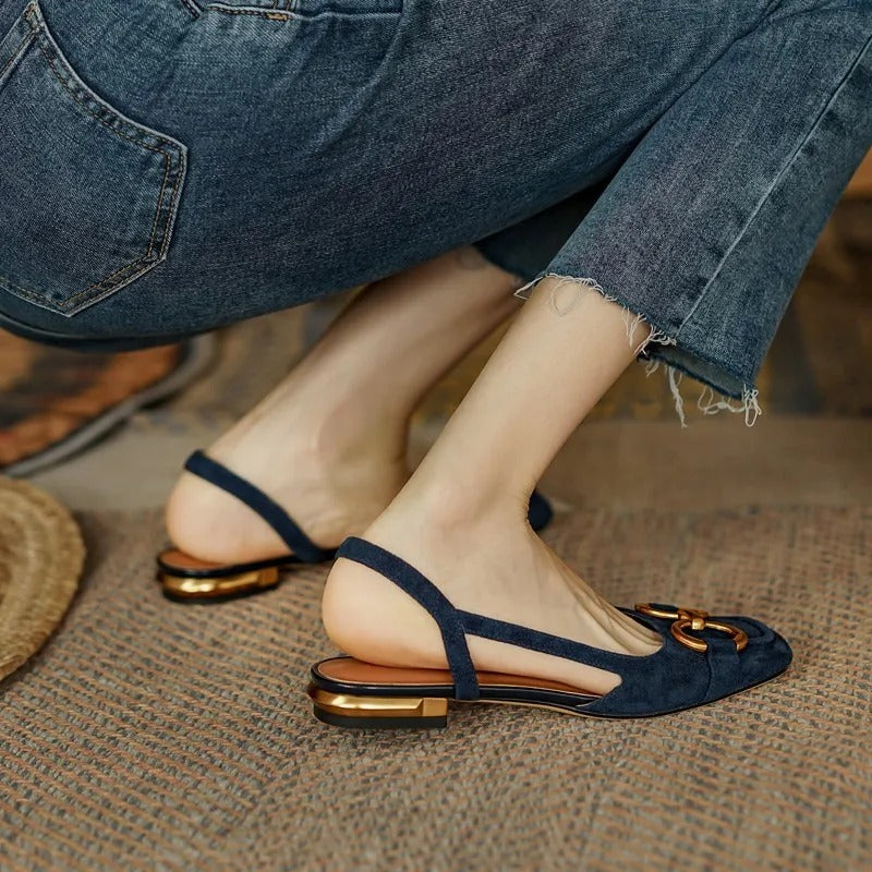 Damen - Elegante Vintage-Sandalen - Bequeme und stilvolle Schuhe für jeden Anlass