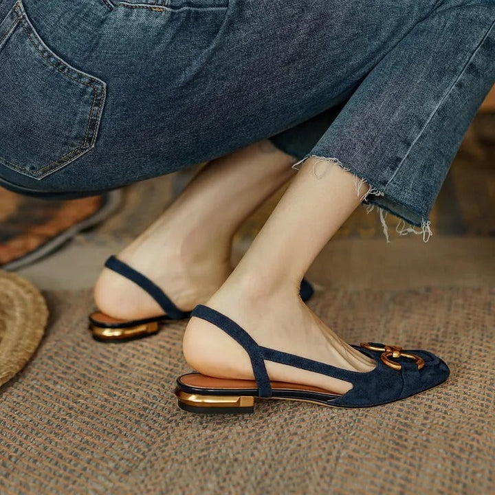 Damen - Elegante Vintage-Sandalen - Bequeme und stilvolle Schuhe für jeden Anlass