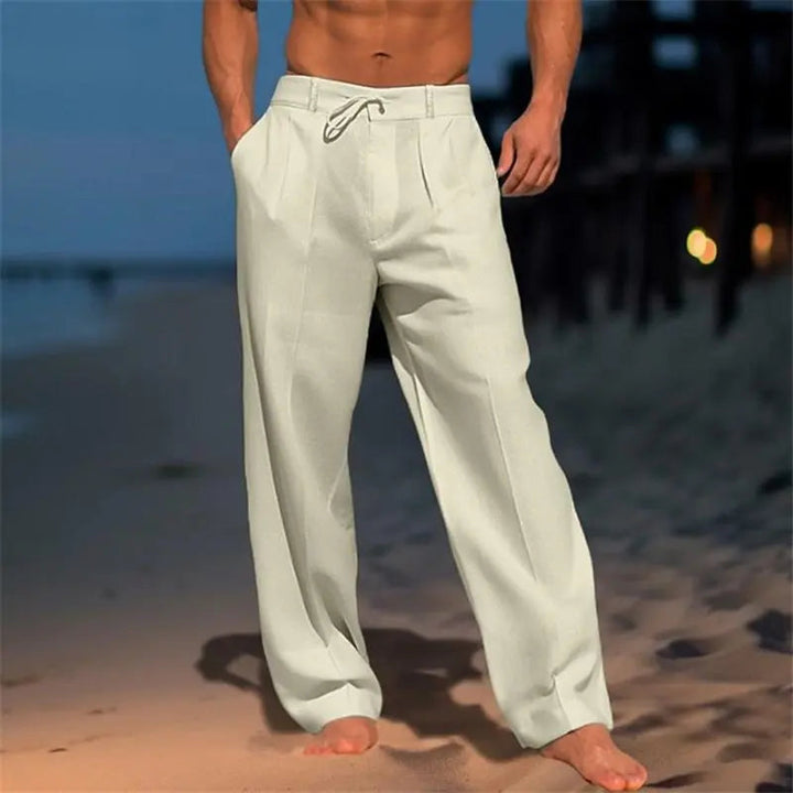 Nathan™ men's pants with slim-fit cut