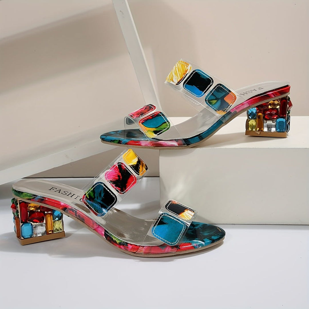 Damen High Heel Sandalen | Statement Design – Blockabsatz, Riemchen & Moderner Party Chic