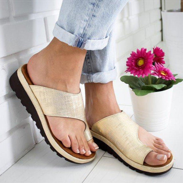 Eloise | Damen Orthopädische Riemchensandalen – Hallux-Valgus-Unterstützung, Verstellbar & Bequem