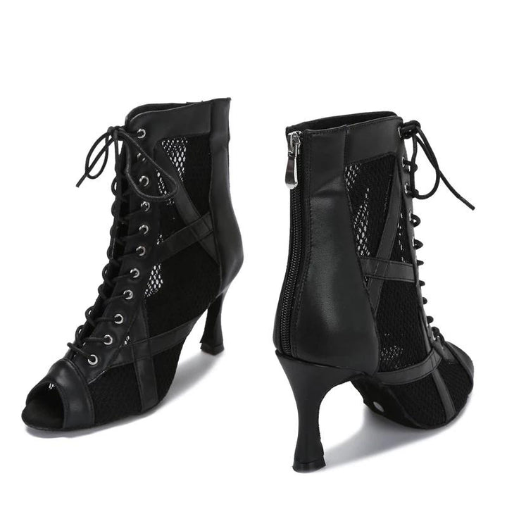 Damen Jazz & Salsa Tanzschuhe – 7,5 cm Absatz, Kunstleder & Stilvoll