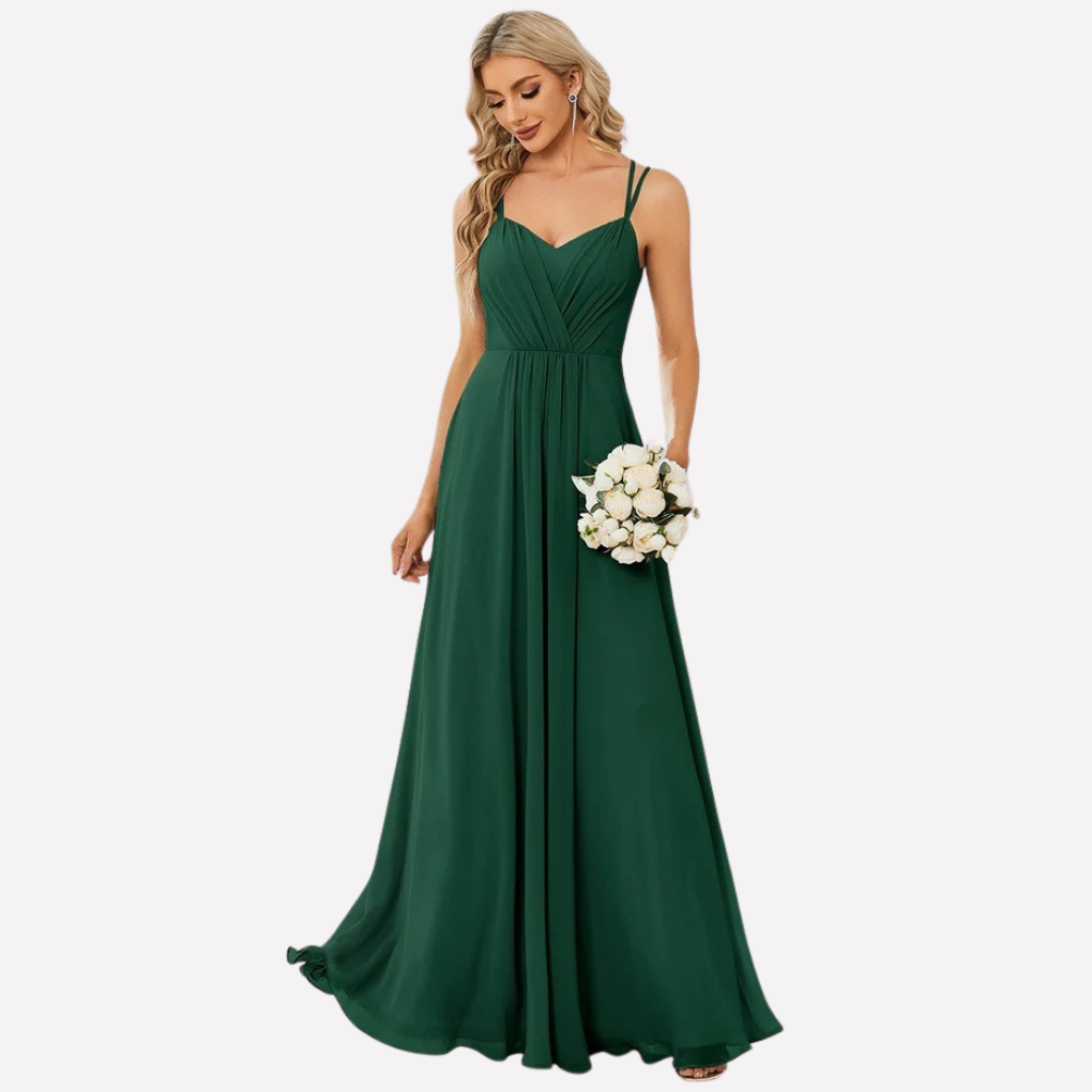 Damen Neckholder-Kleid – Figurbetont, Hoher Schlitz & Festlich Elegant