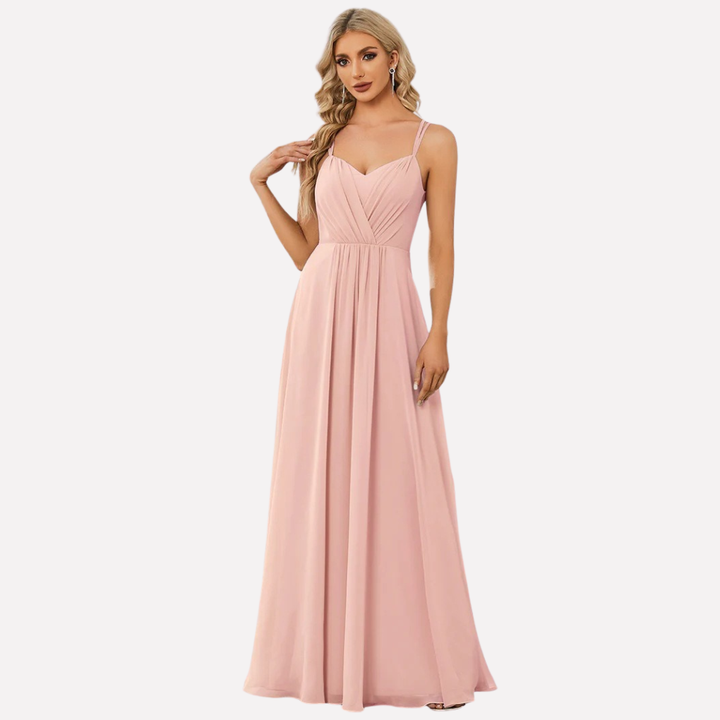 Damen Neckholder-Kleid – Figurbetont, Hoher Schlitz & Festlich Elegant