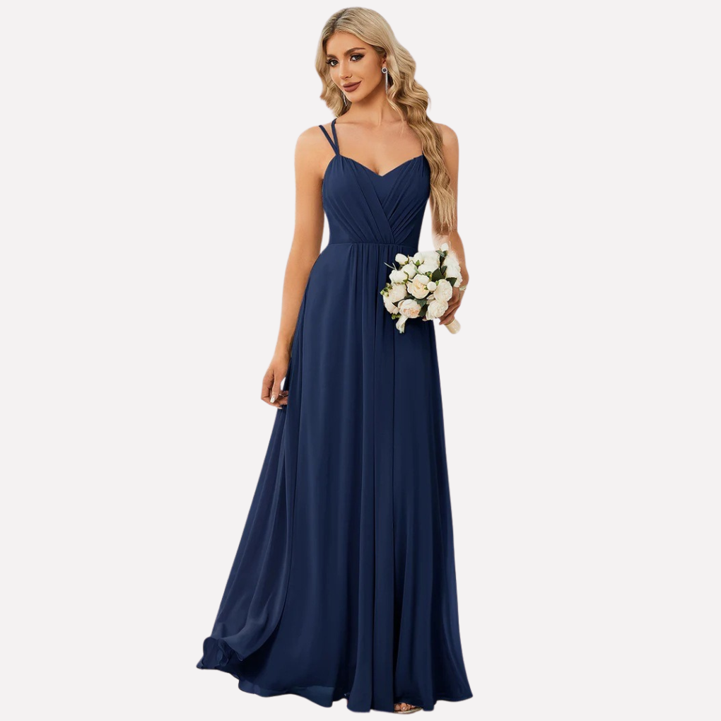 Damen Neckholder-Kleid – Figurbetont, Hoher Schlitz & Festlich Elegant
