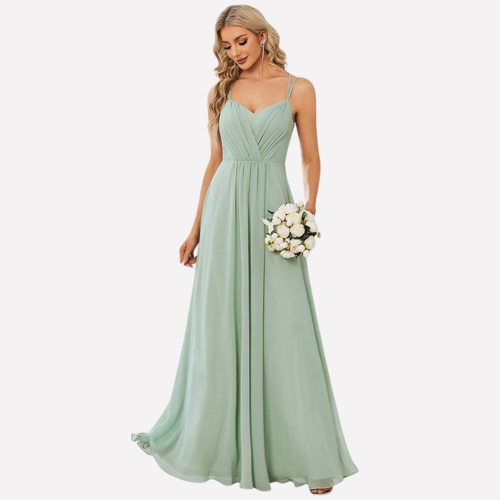 Damen Neckholder-Kleid – Figurbetont, Hoher Schlitz & Festlich Elegant