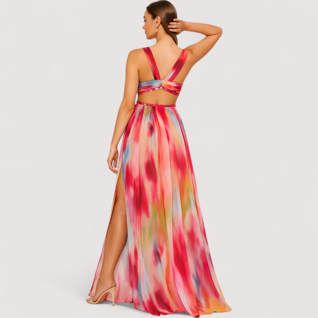 Anina™ | Gemaltes Maxikleid