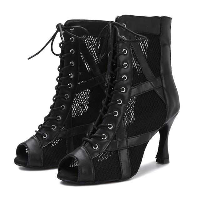 Damen Jazz & Salsa Tanzschuhe – 7,5 cm Absatz, Kunstleder & Stilvoll