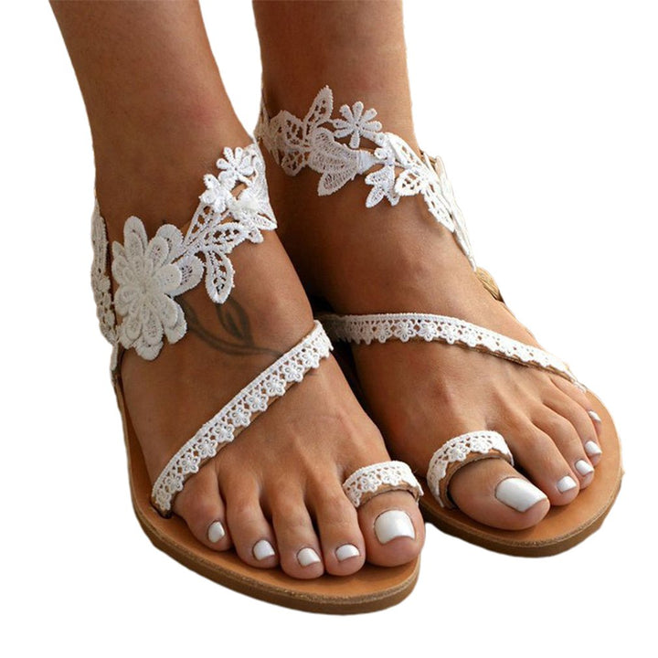 Isla | Damen Sandalen mit Blumenmuster – Leicht, Feminin & Vielseitig