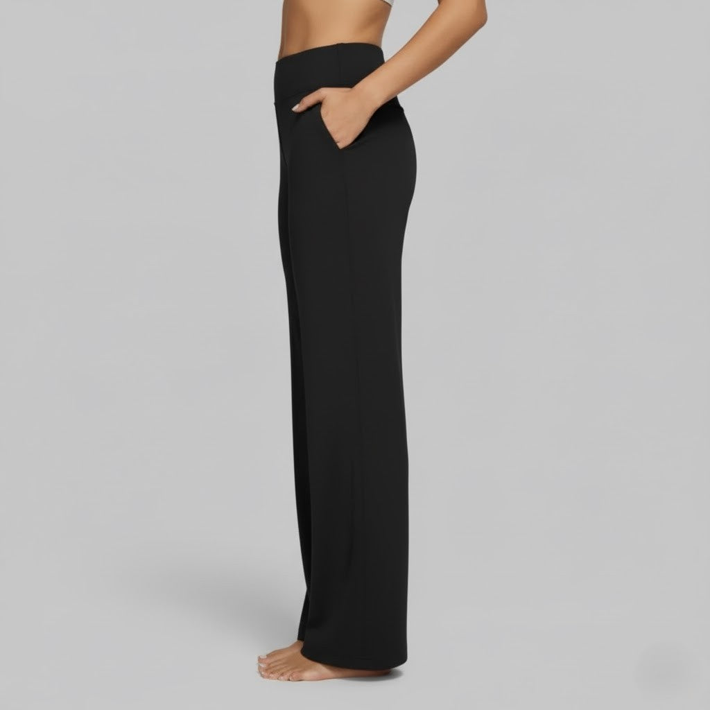 Veronika | Bequeme Stretchhosen Für Damen Im Weitbeinigen Lounge-Stil