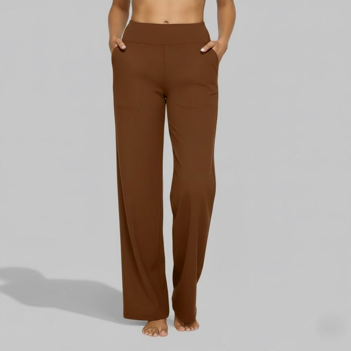 Veronika | Bequeme Stretchhosen Für Damen Im Weitbeinigen Lounge-Stil