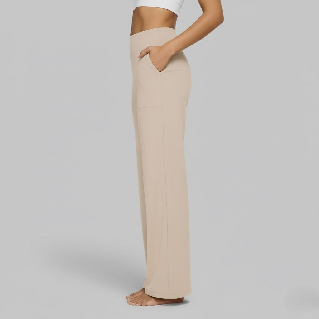 Veronika | Bequeme Stretchhosen Für Damen Im Weitbeinigen Lounge-Stil