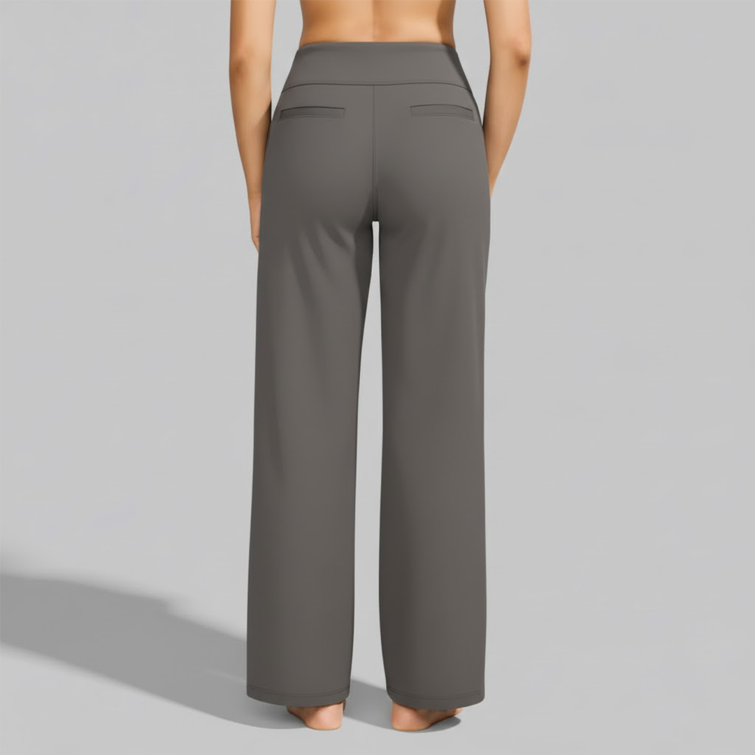 Veronika | Bequeme Stretchhosen Für Damen Im Weitbeinigen Lounge-Stil