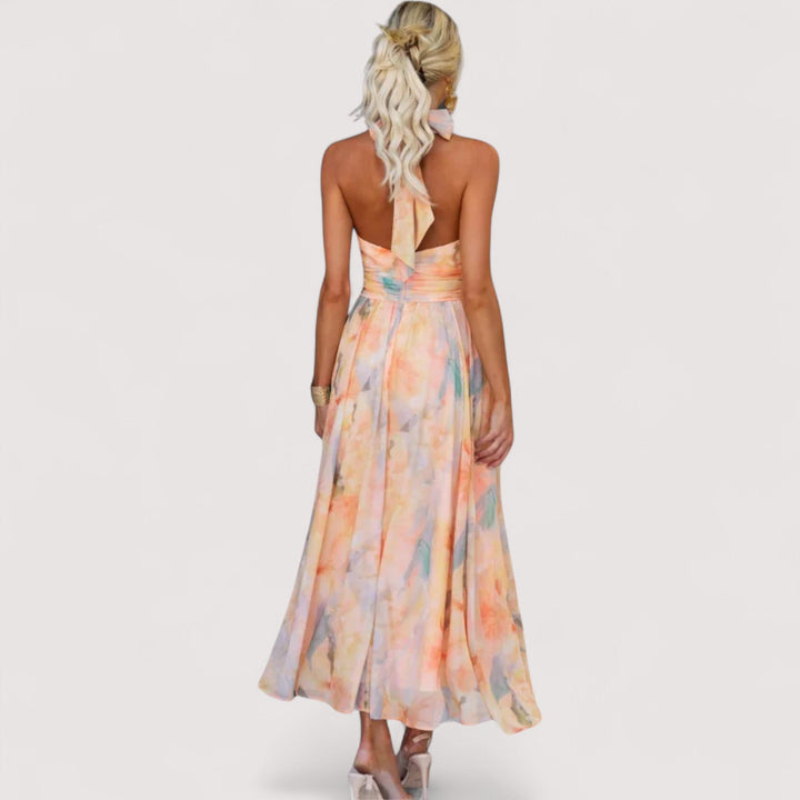 Gitte™ | Neckholder-Maxikleid