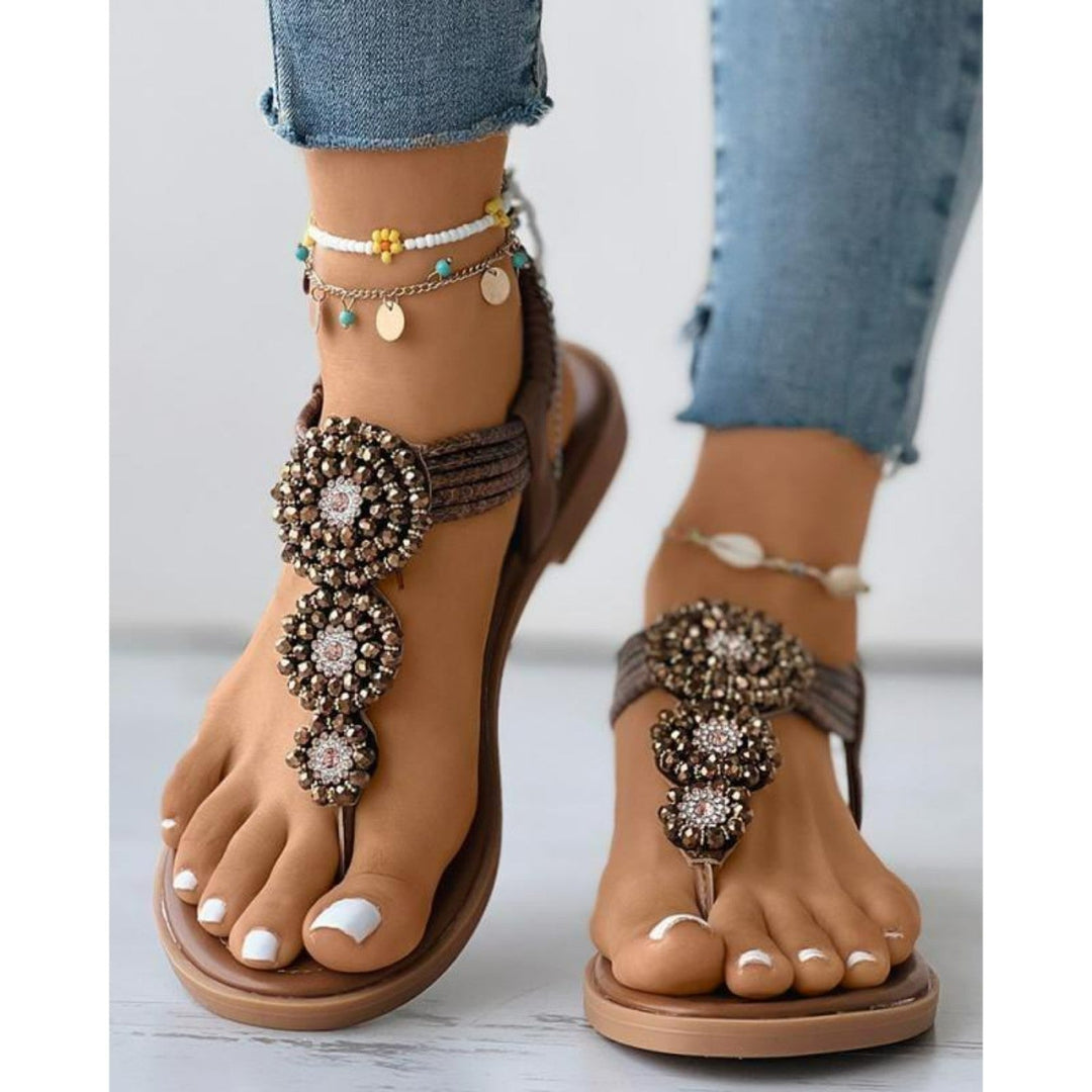 Damen - Sommersandalen - Bequeme und stilvolle Schuhe - Perfekt für warme Tage