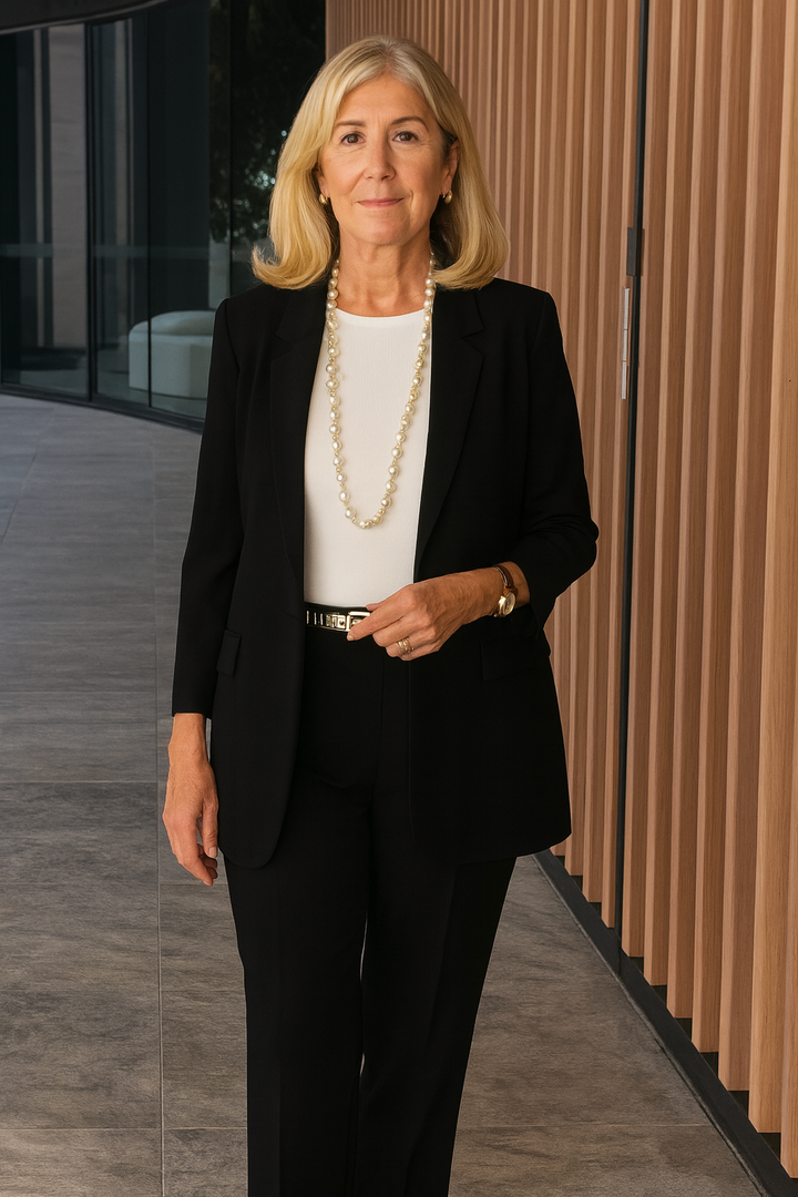 Damen Business Blazer Anzug Set | Royal Blau – Taillierter Schnitt, Eleganter Zweiteiler & Moderner Office Chic Stil