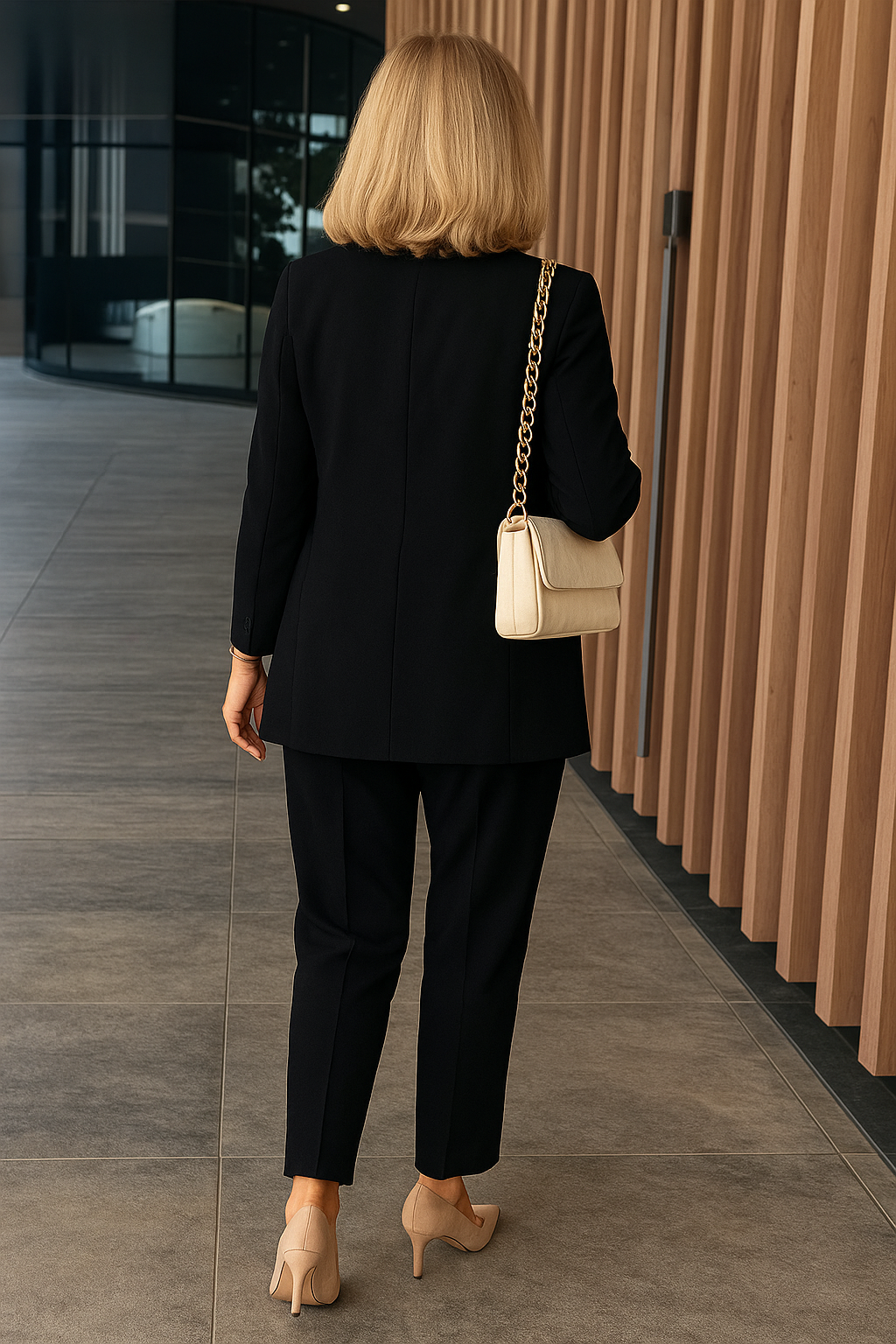 Damen Business Blazer Anzug Set | Royal Blau – Taillierter Schnitt, Eleganter Zweiteiler & Moderner Office Chic Stil