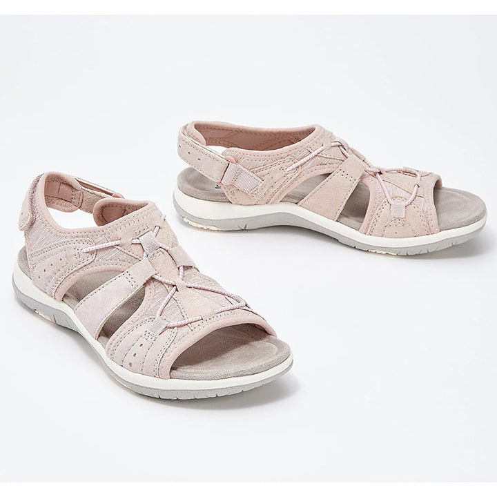 Runde Sandalen mit offenem Zehenbereich - Komfort - Stil - Für den Sommergebrauch