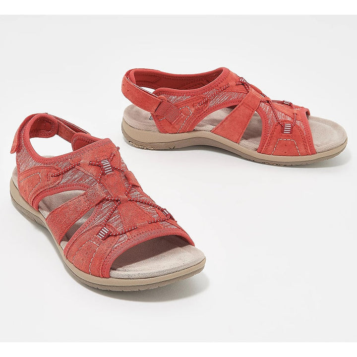 Runde Sandalen mit offenem Zehenbereich - Komfort - Stil - Für den Sommergebrauch