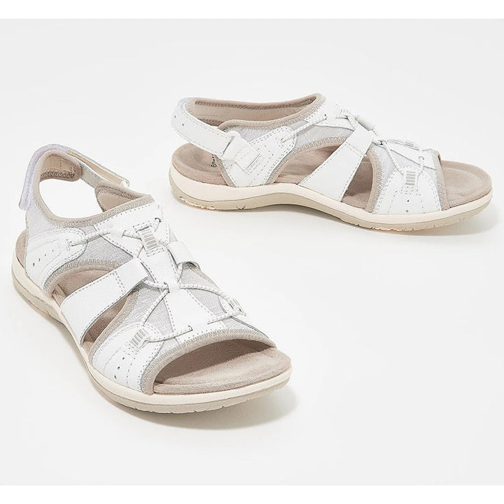 Runde Sandalen mit offenem Zehenbereich - Komfort - Stil - Für den Sommergebrauch