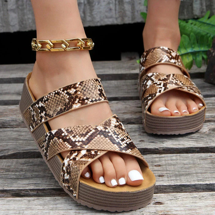 Damen High-Heel-Sandalen – Geflochtene Riemen, Eleganter Absatz & Stilvoll
