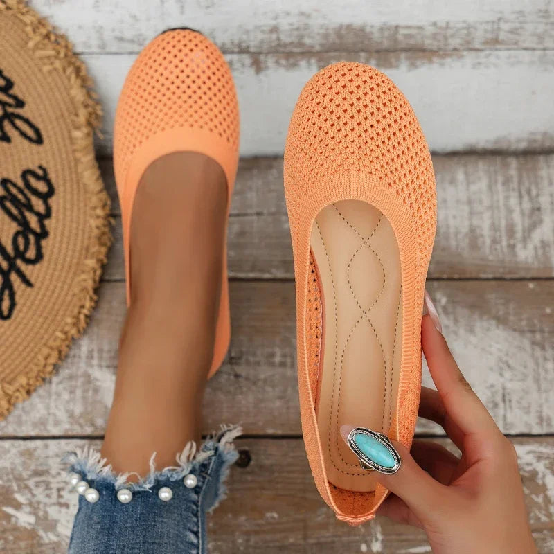 Valerie | Damen Ballerina-Sandalen – Atmungsaktiv, Weiche Sohle & Stilvoll