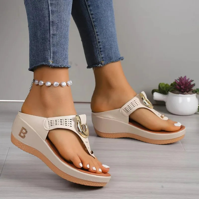 Vina | Damen Plateau-Sandalen – Leicht, Bequem & Perfekt für den Strand