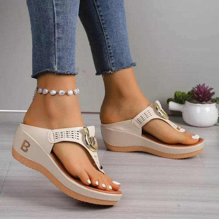 Vina | Damen Plateau-Sandalen – Leicht, Bequem & Perfekt für den Strand