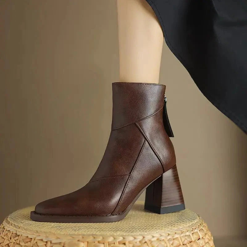 Damen Stiefel mit Absatz – Wasserdicht, Rutschfest & Orthopädisch Komfortabel