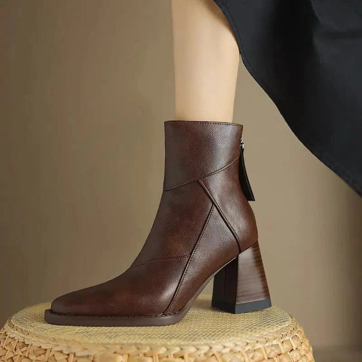 Damen Stiefel mit Absatz – Wasserdicht, Rutschfest & Orthopädisch Komfortabel