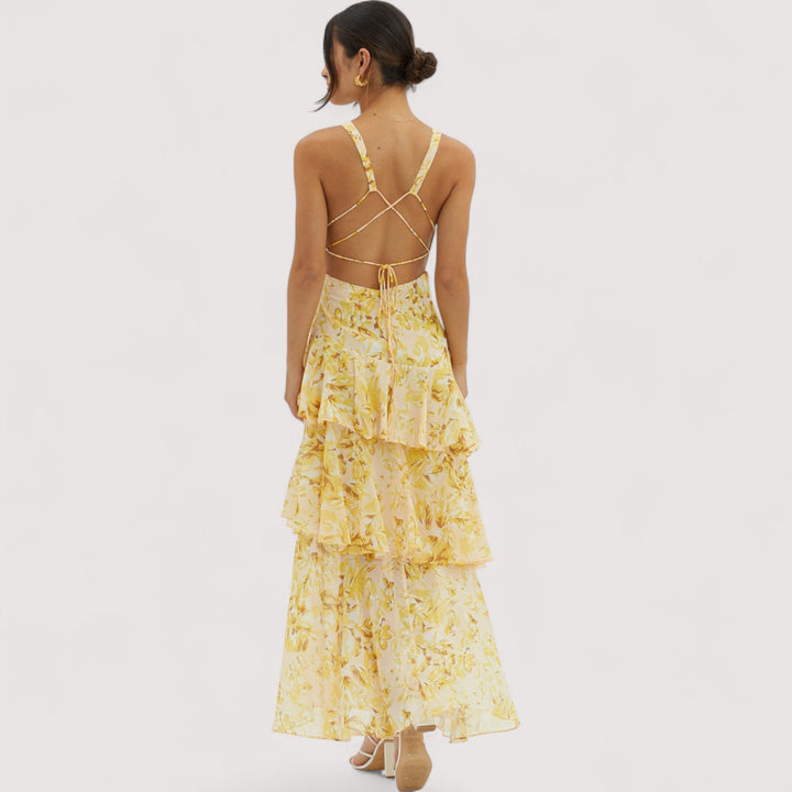 Graziella™ | Midi-Kleid mit Blumenmuster