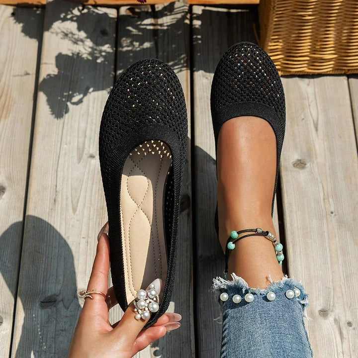 Valerie | Damen Ballerina-Sandalen – Atmungsaktiv, Weiche Sohle & Stilvoll