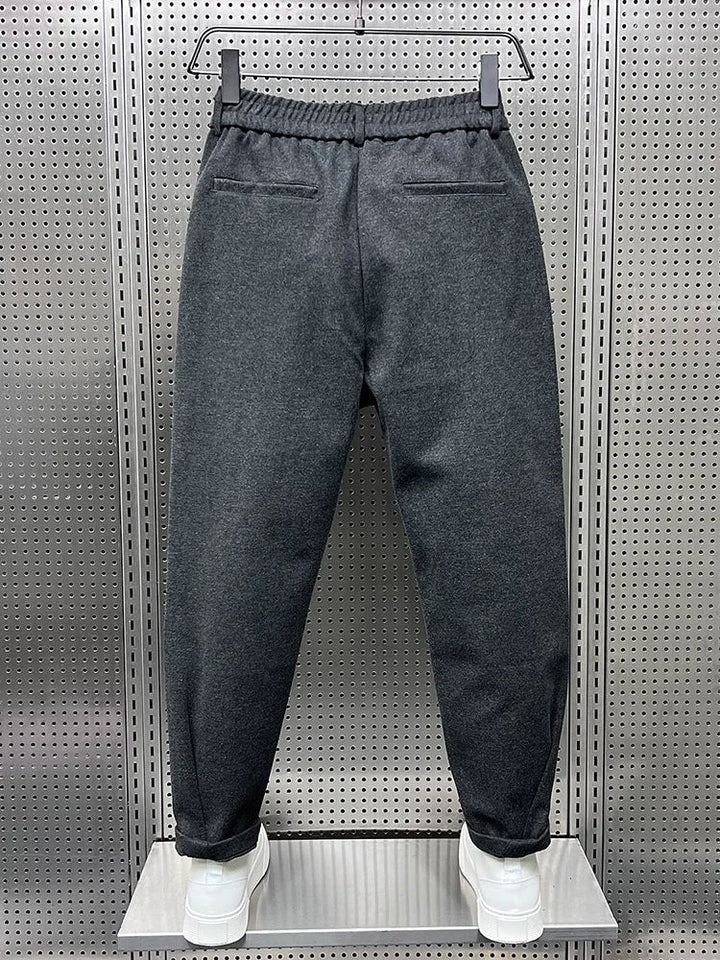 Cedric™ Elegant Men's Trousers in Melange Look