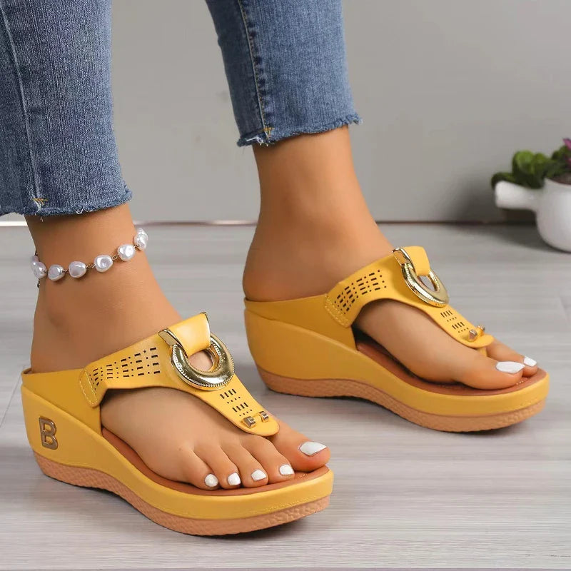 Vina | Damen Plateau-Sandalen – Leicht, Bequem & Perfekt für den Strand