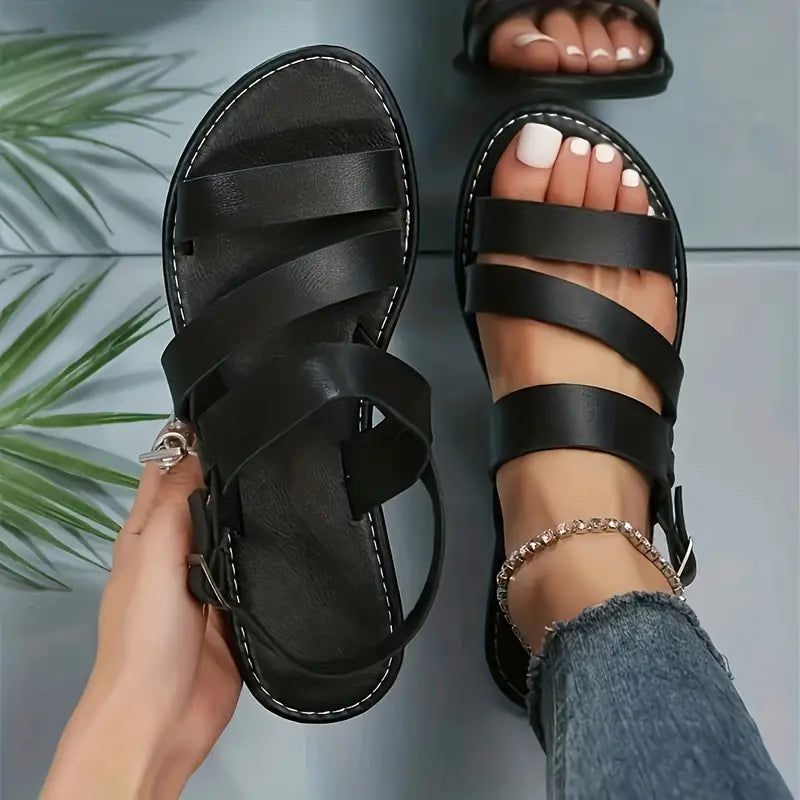 Damen - Boho-Sandalen - Stilvolle und bequeme Schuhe für den Sommer - Ideal für Freizeit und Strand