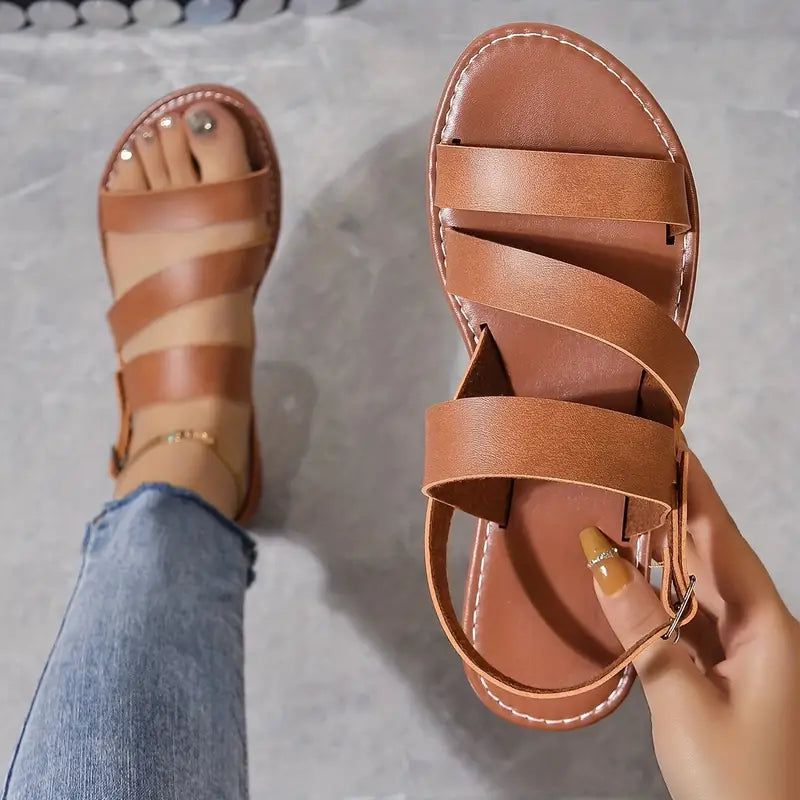 Damen - Boho-Sandalen - Stilvolle und bequeme Schuhe für den Sommer - Ideal für Freizeit und Strand